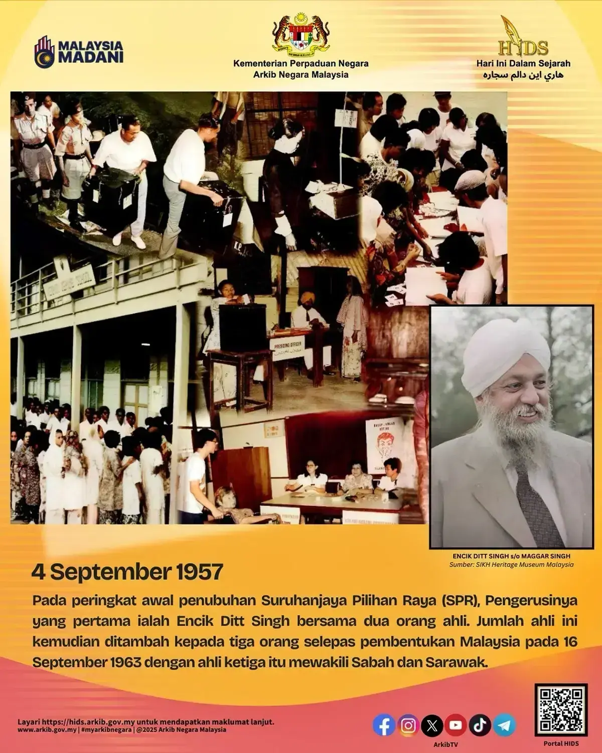 sejarah penubuhan spr