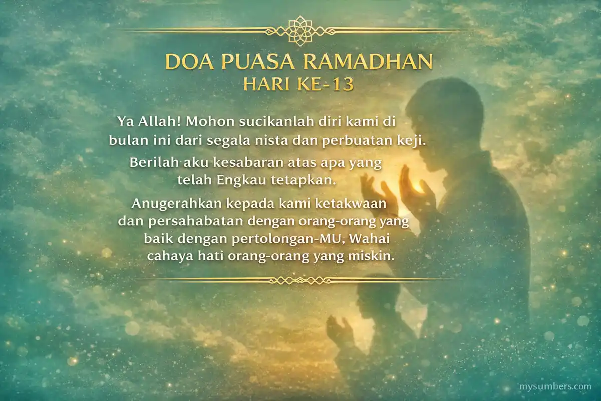 doa harian ramadan hari 13