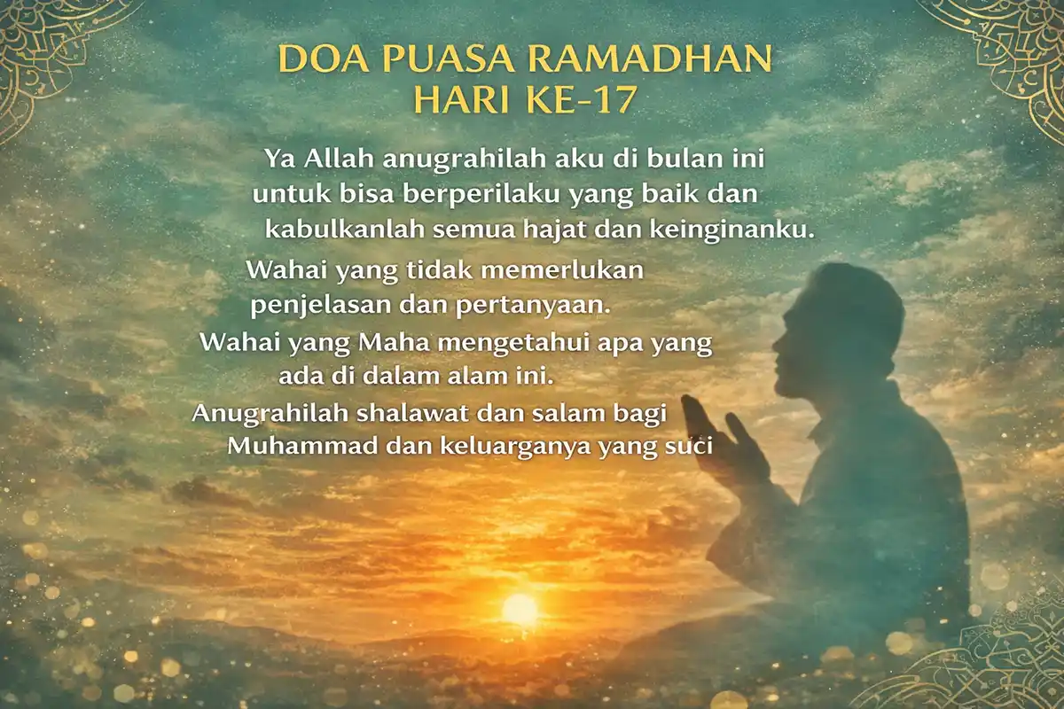 doa harian ramadan hari 17