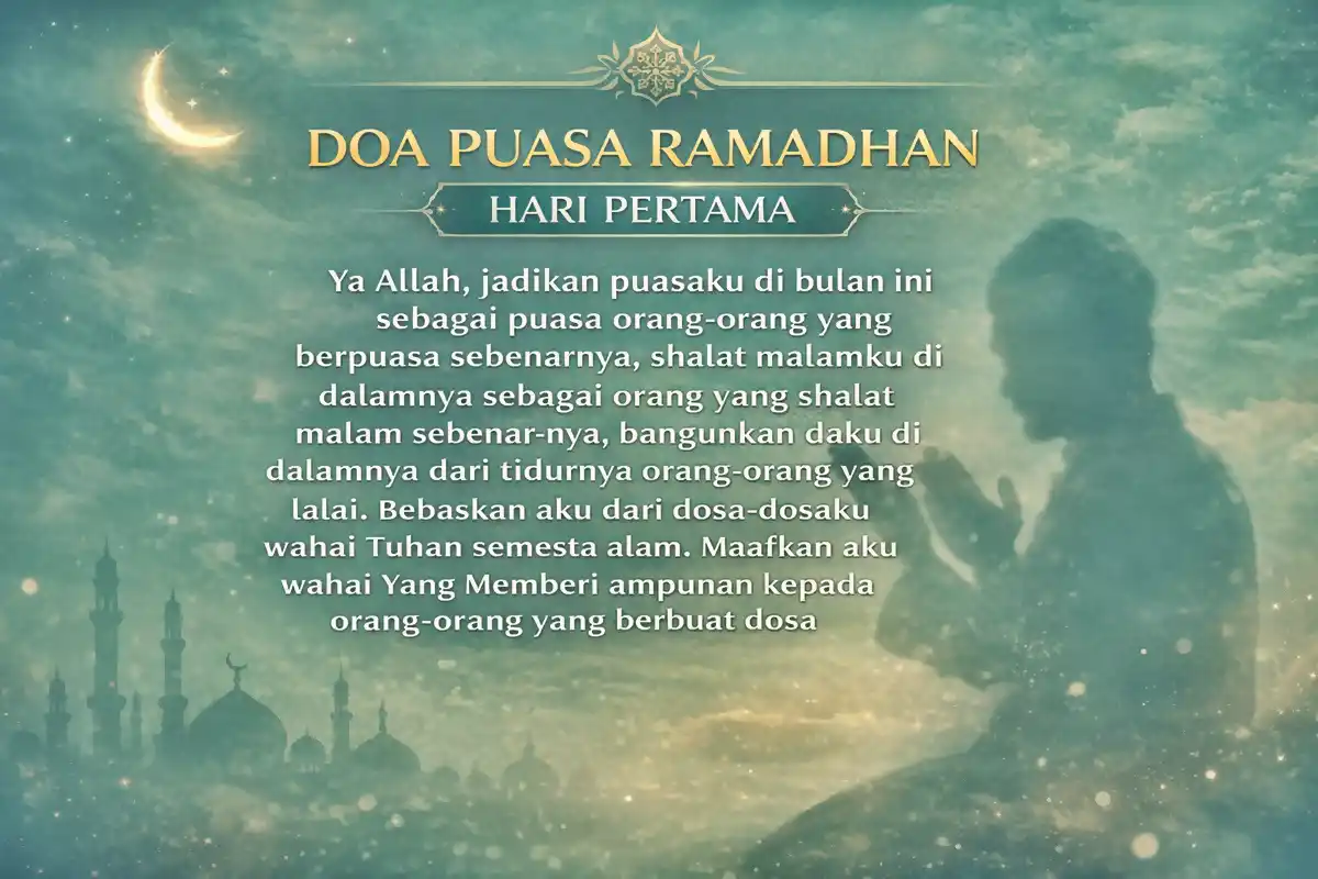 doa puasa ramadan hari 1