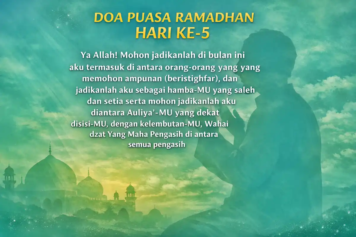 doa puasa ramadan hari 5