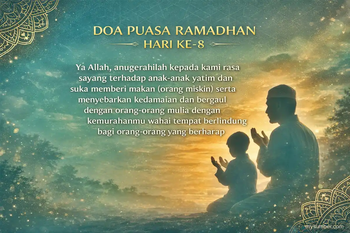 doa puasa ramadan hari 8
