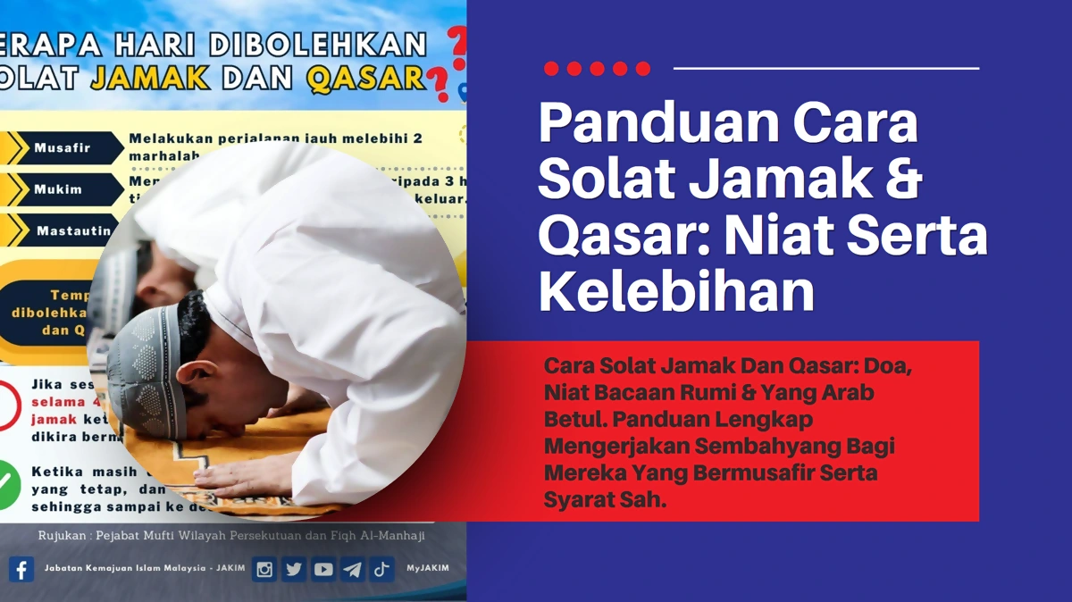 cara solat jamak qasar