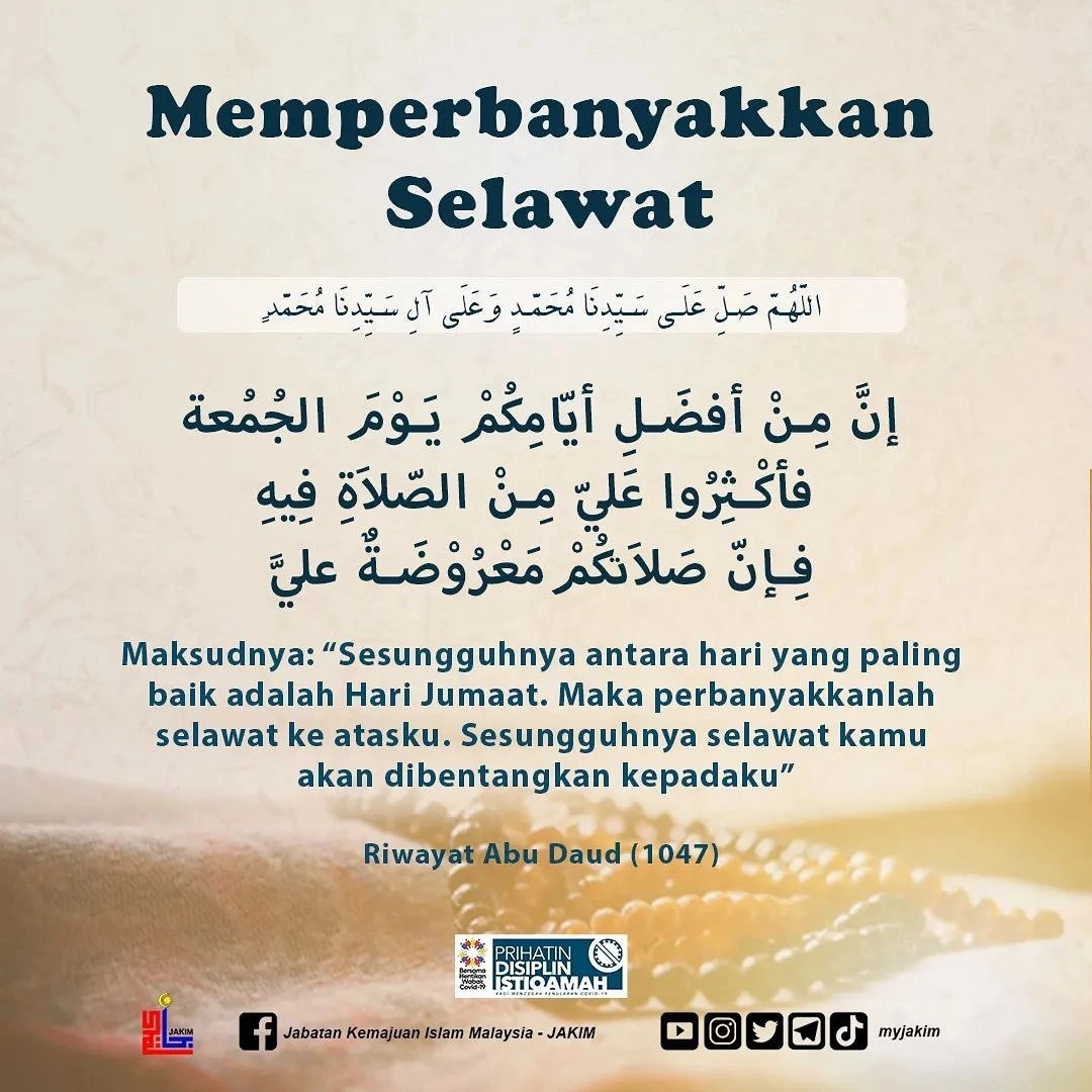 selawat nabi muhammad jakim