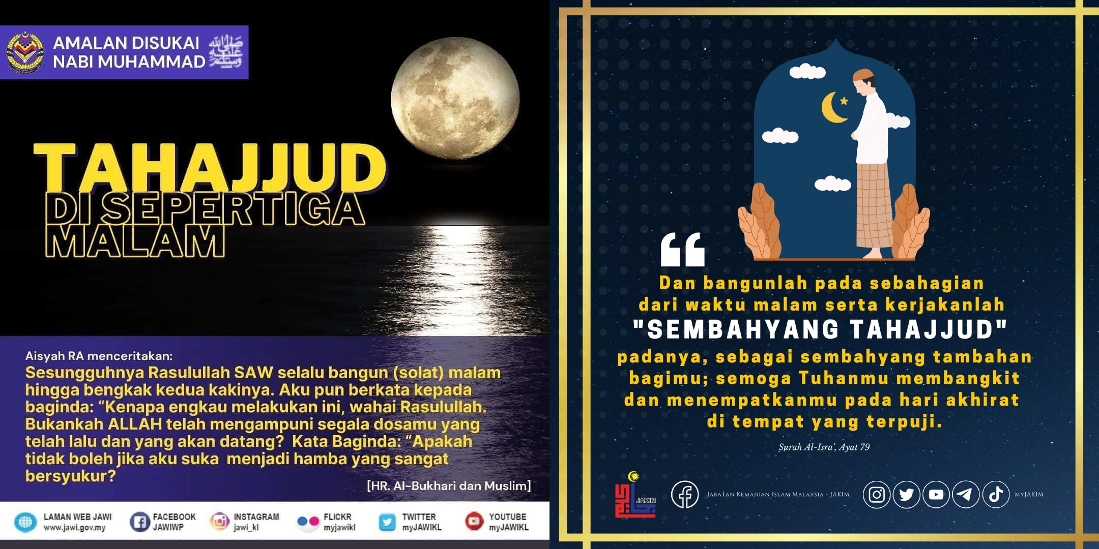 waktu solat tahajjud