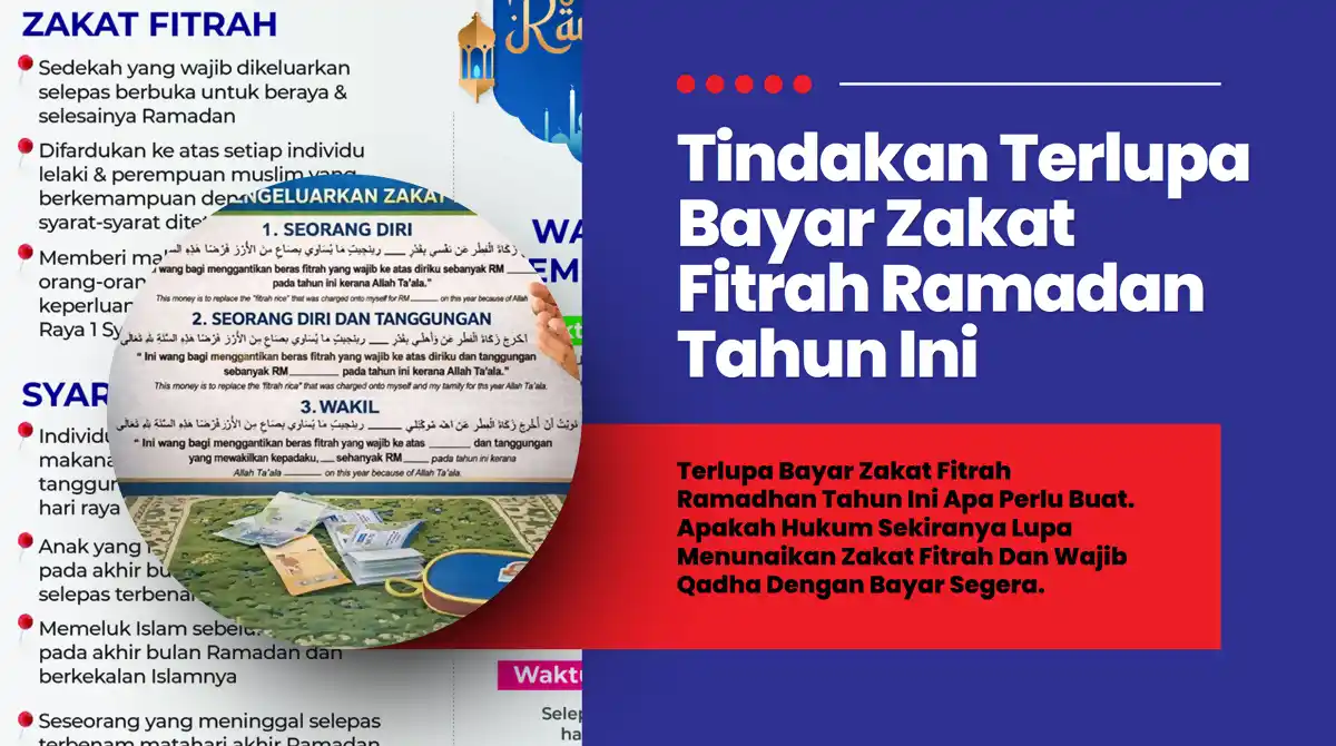 lupa bayar zakat fitrah