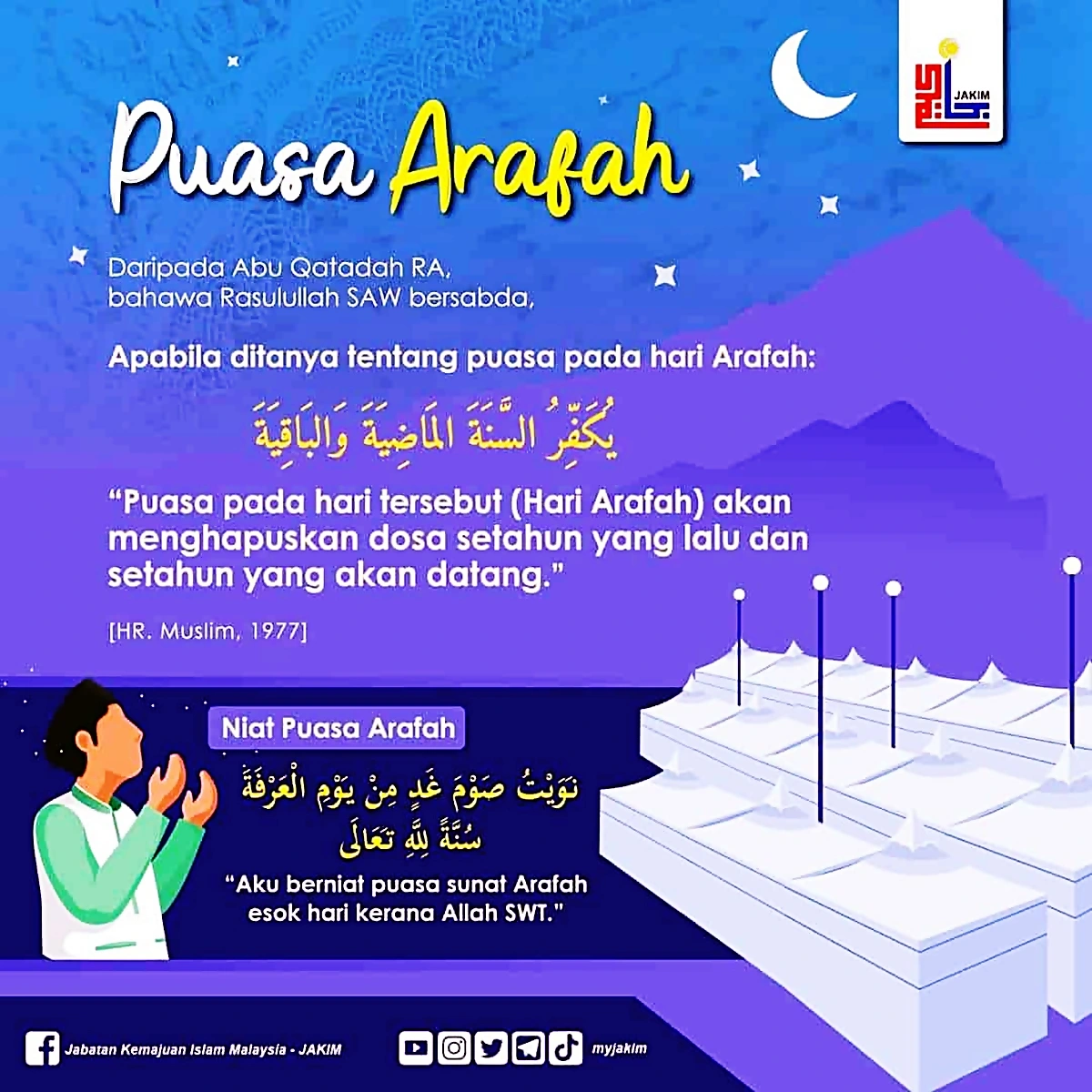 puasa hari arafah ampun dosa