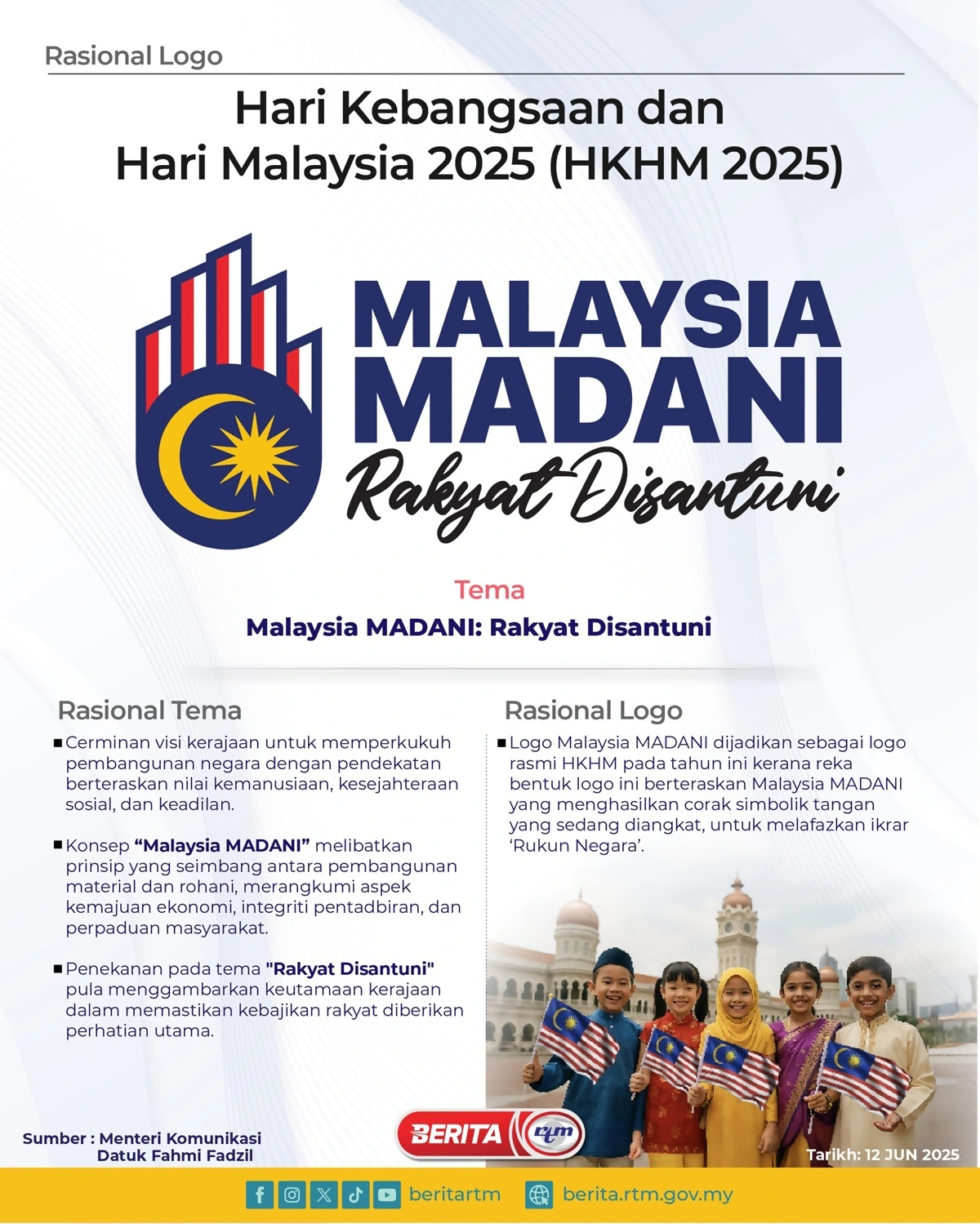 rasional tema dan logo hari merdeka 2025