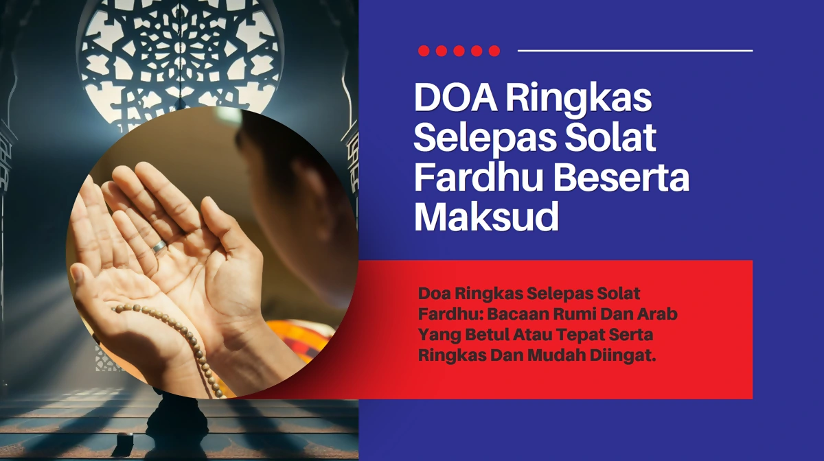 wirid doa selepas solat
