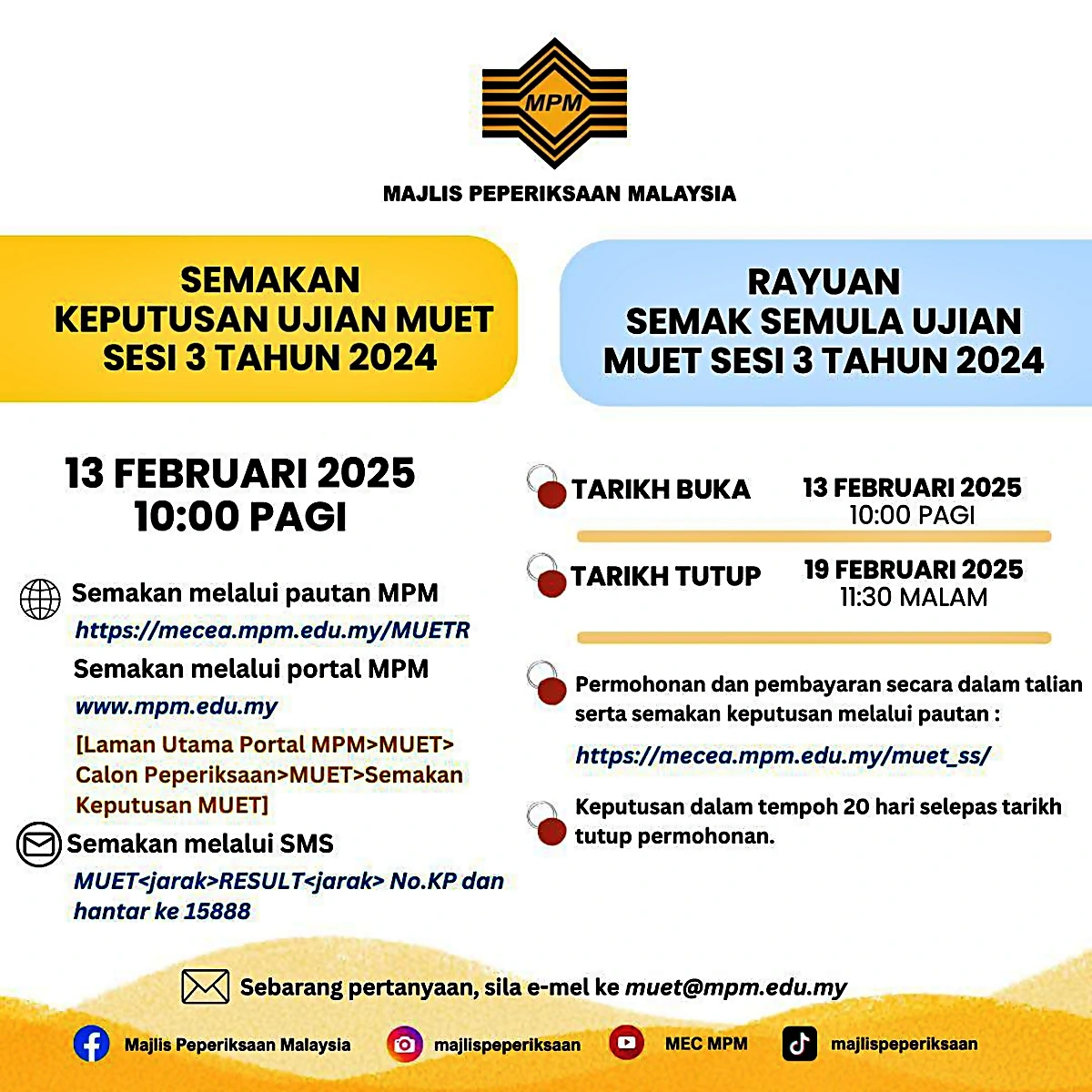 result muet sesi 3 2024