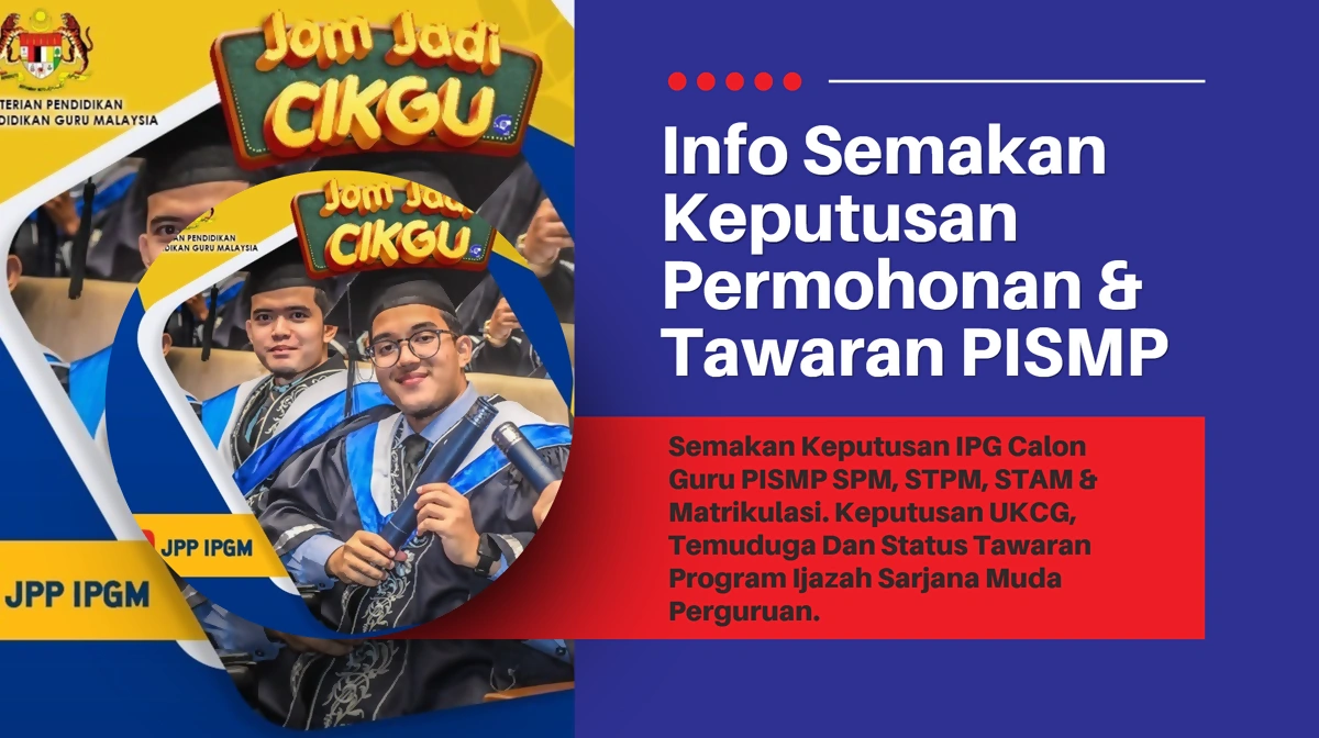 keputusan pismp tawaran ipg