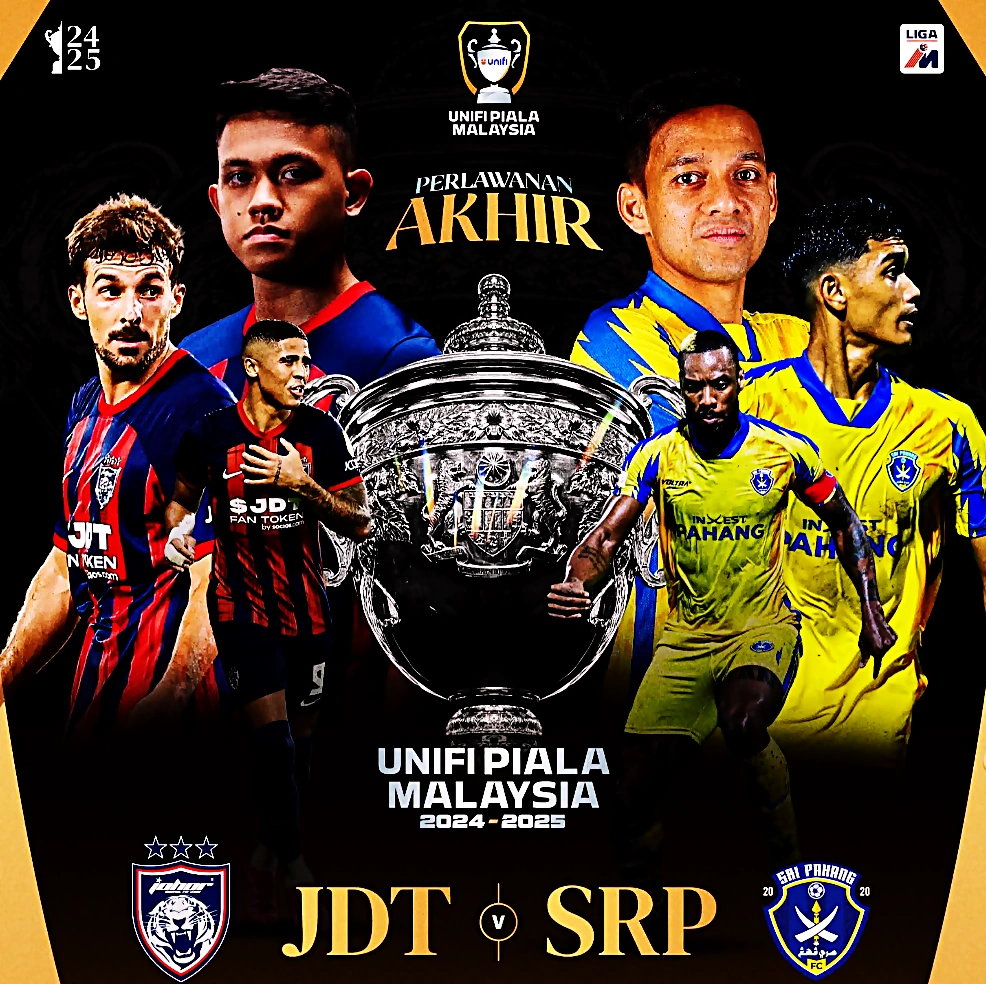 live jdt vs pahang final piala malaysia 2025