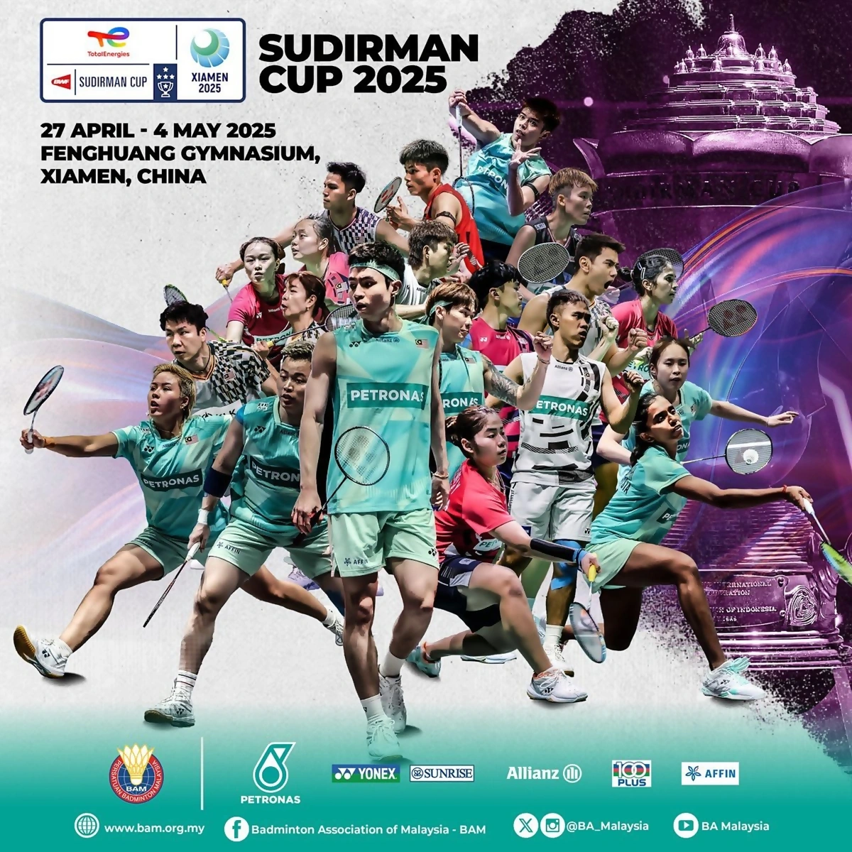 malaysia badminton sudirman 2025
