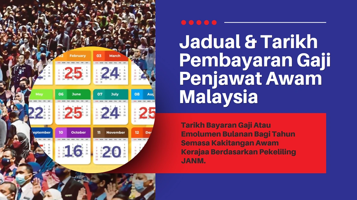tarikh gaji penjawat awam kerajaan