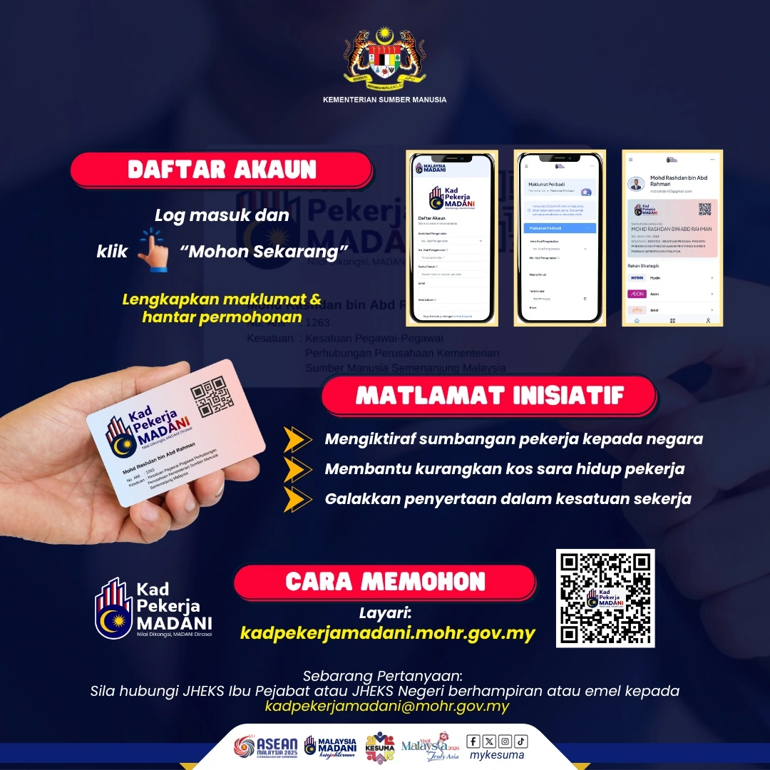 daftar kad pekerja madani