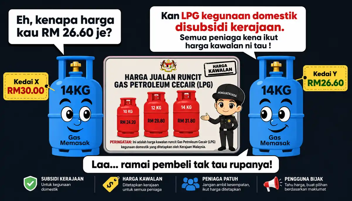 harga gas memasak runcit