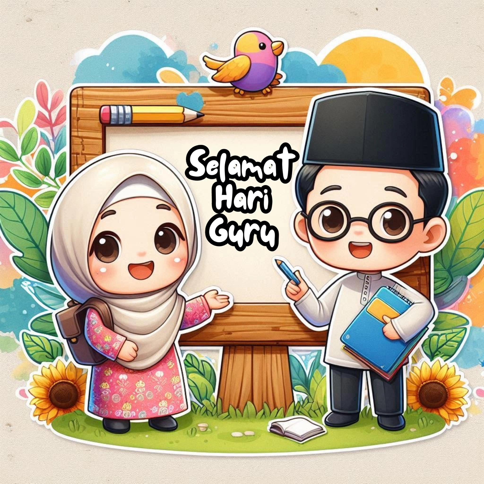 kad ucapan hari guru doodle 3