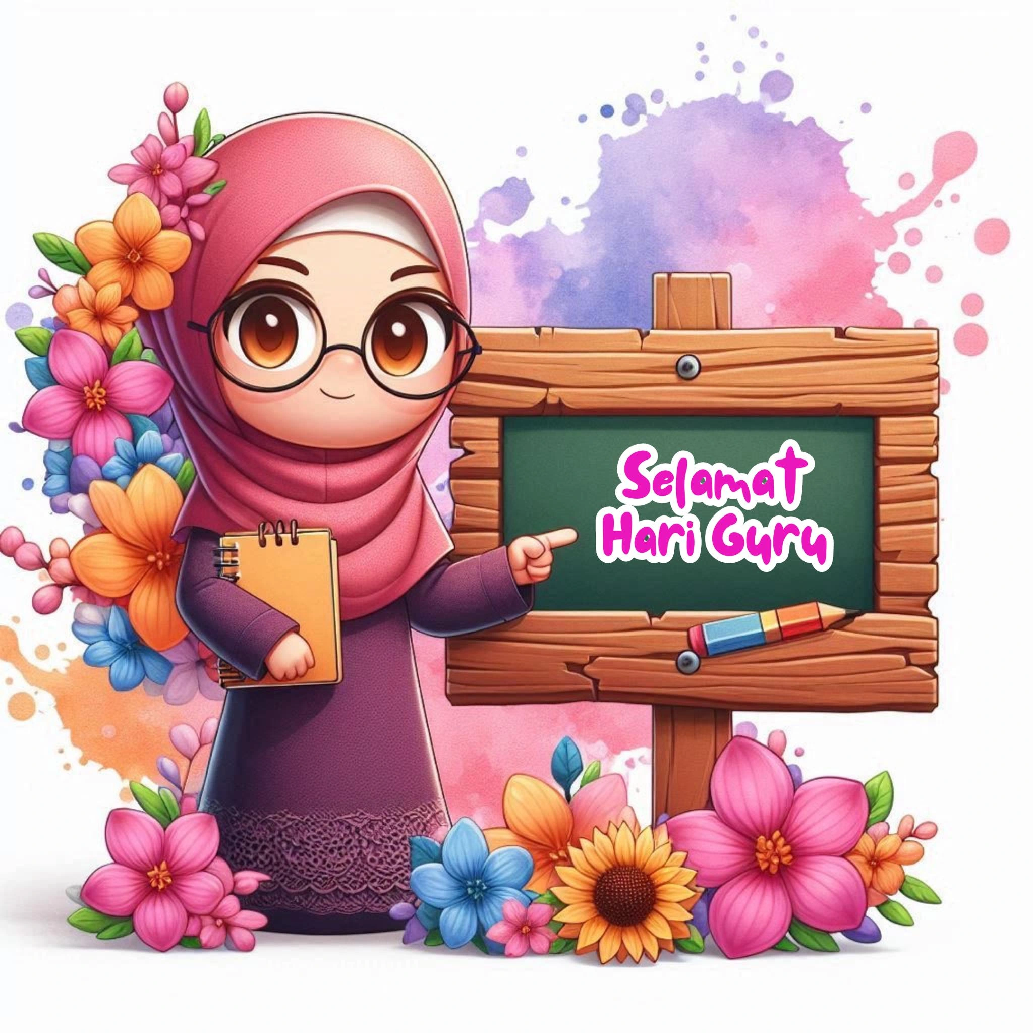 kad ucapan hari guru doodle 6