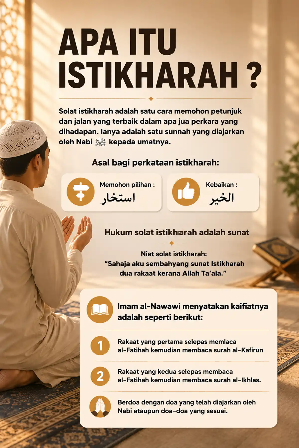 penjelasan solat istikharah