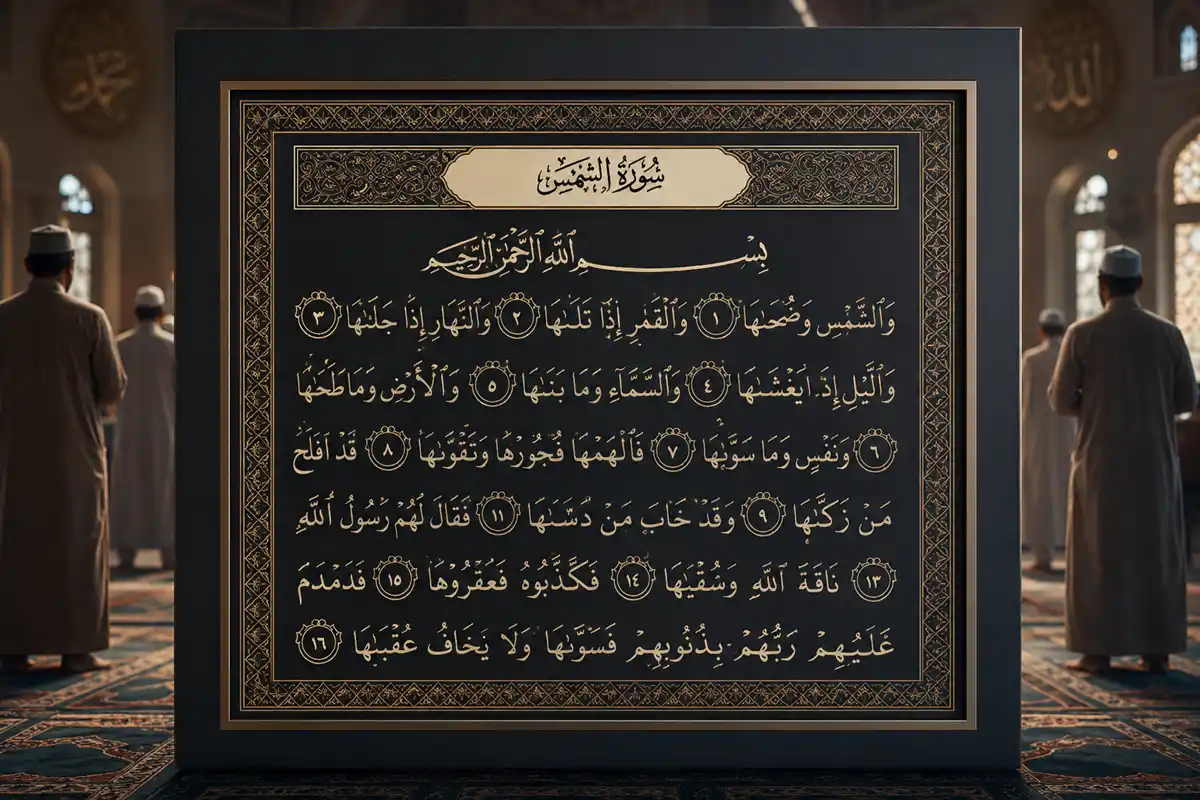 surah asy syams solat sunat dhuha