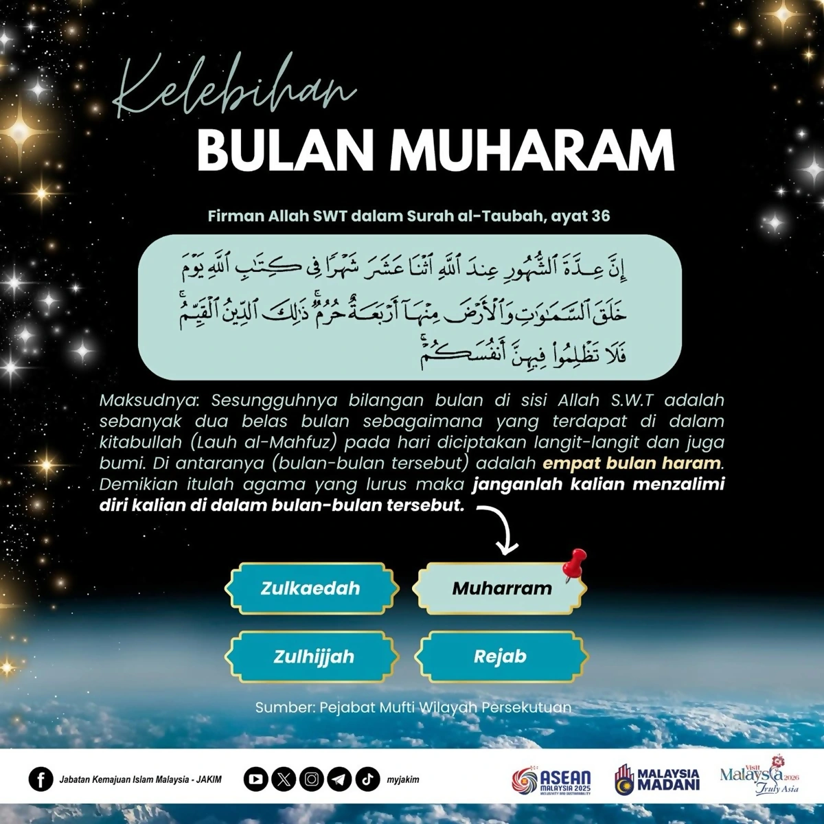 kelebihan bulan muharram jakim