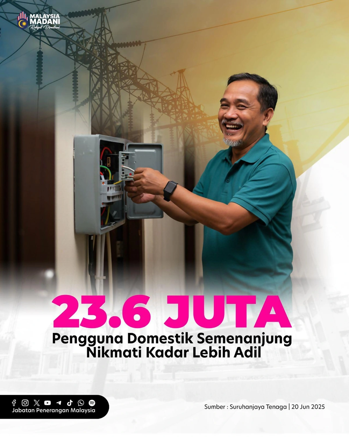 tarif elektrik baru 2025