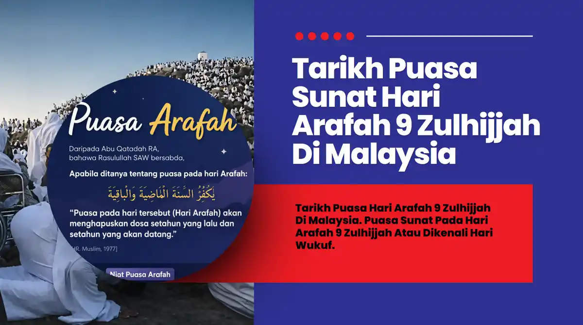 tarikh puasa hari arafah malaysia