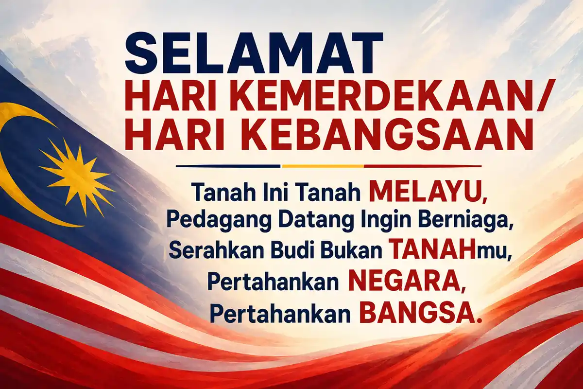 kad ucapan hari kebangsaan 18
