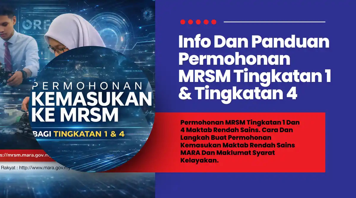 mrsm permohonan