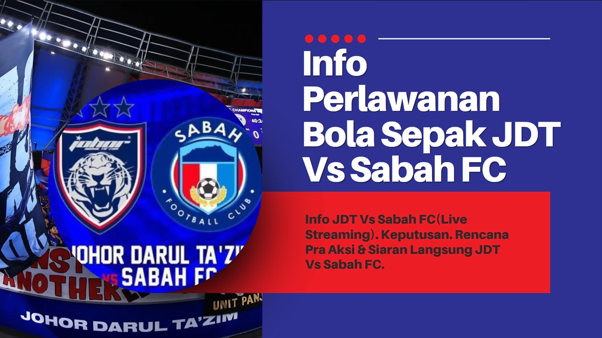 jdt vs sabah live
