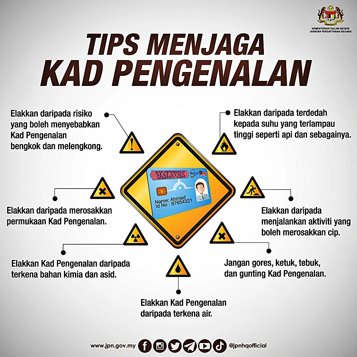 tips elak mykad cepat rosak