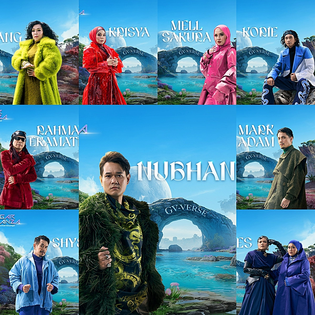 peserta gegar vaganza 12 malaysia