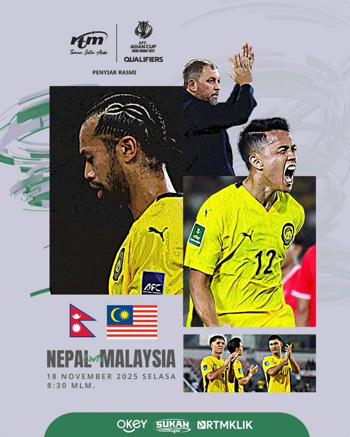 live malaysia vs nepal rtm