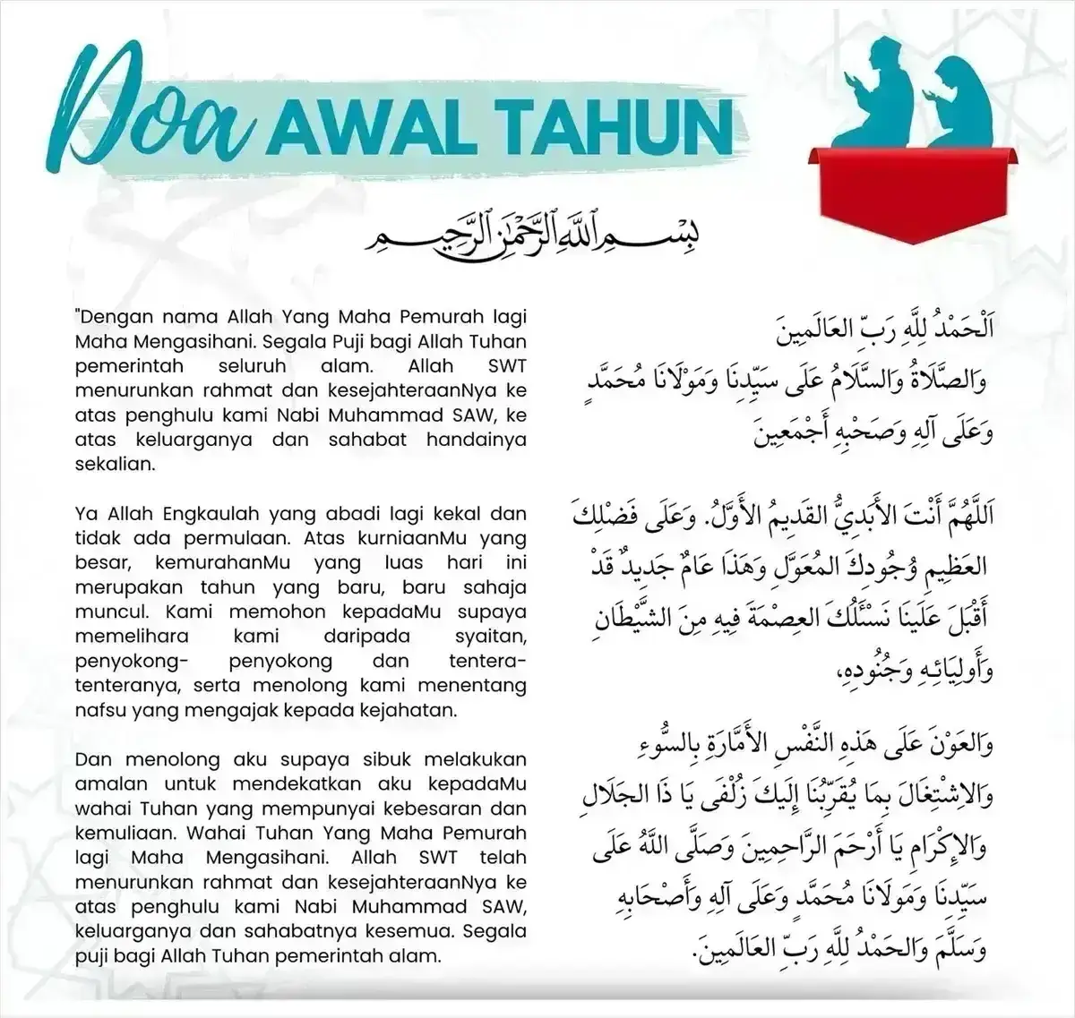doa awal tahun masihi