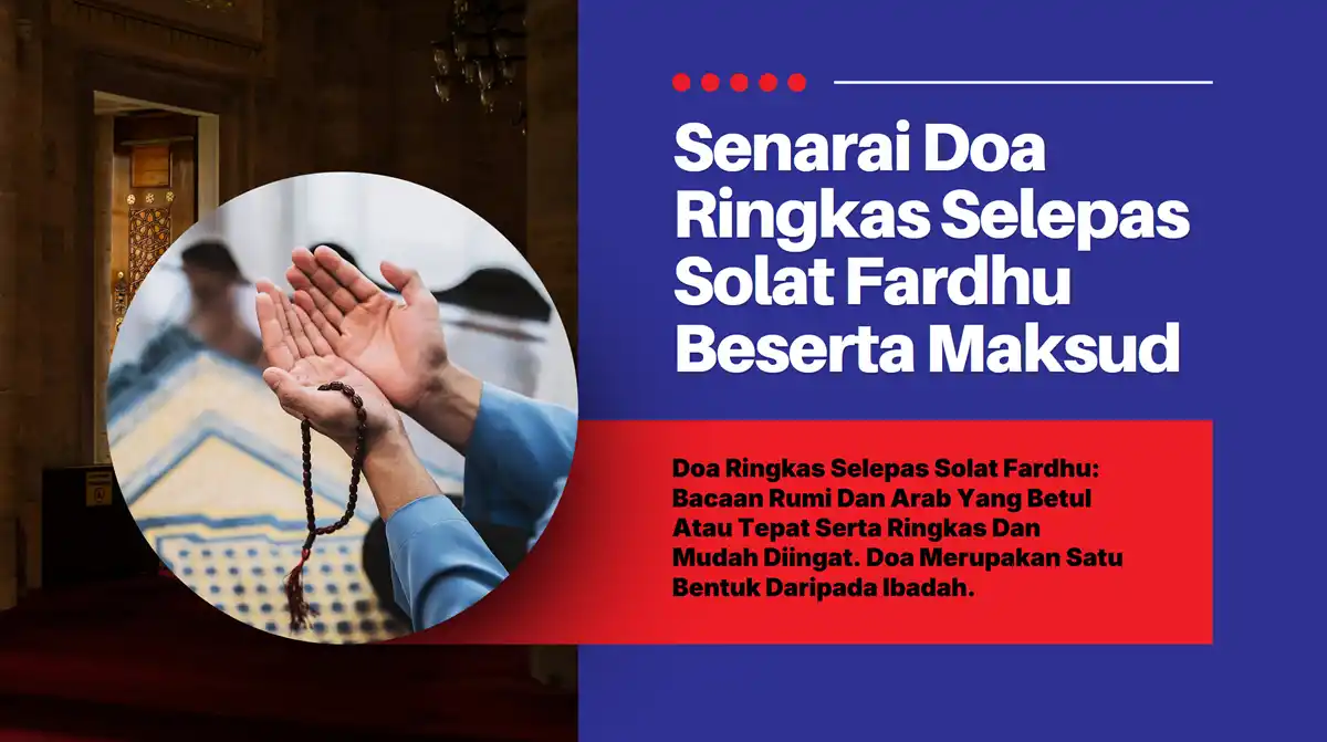 doa selepas solat