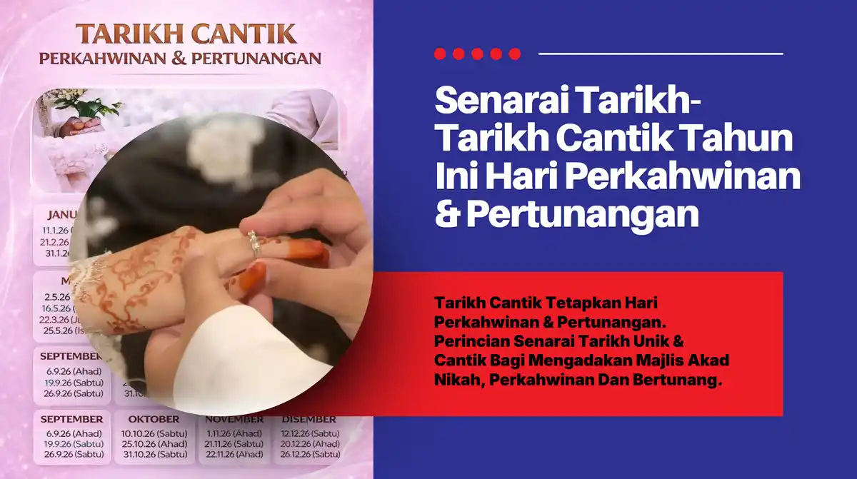 tarikh cantik nikah kahwin tunang