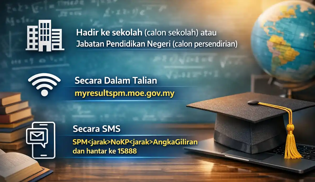 cara semakan result spm