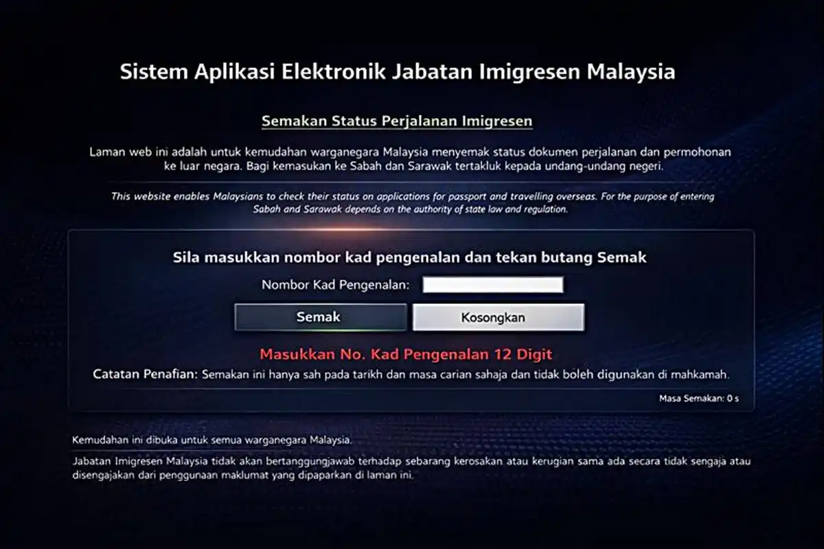 check blacklist imigresen