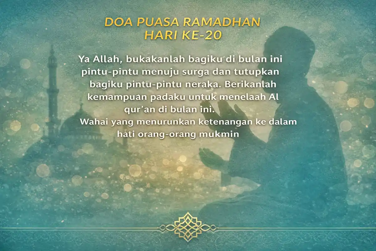 doa harian ramadan hari 20