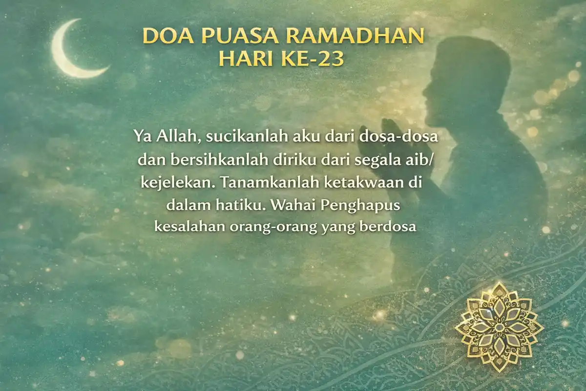 doa harian ramadan hari 23