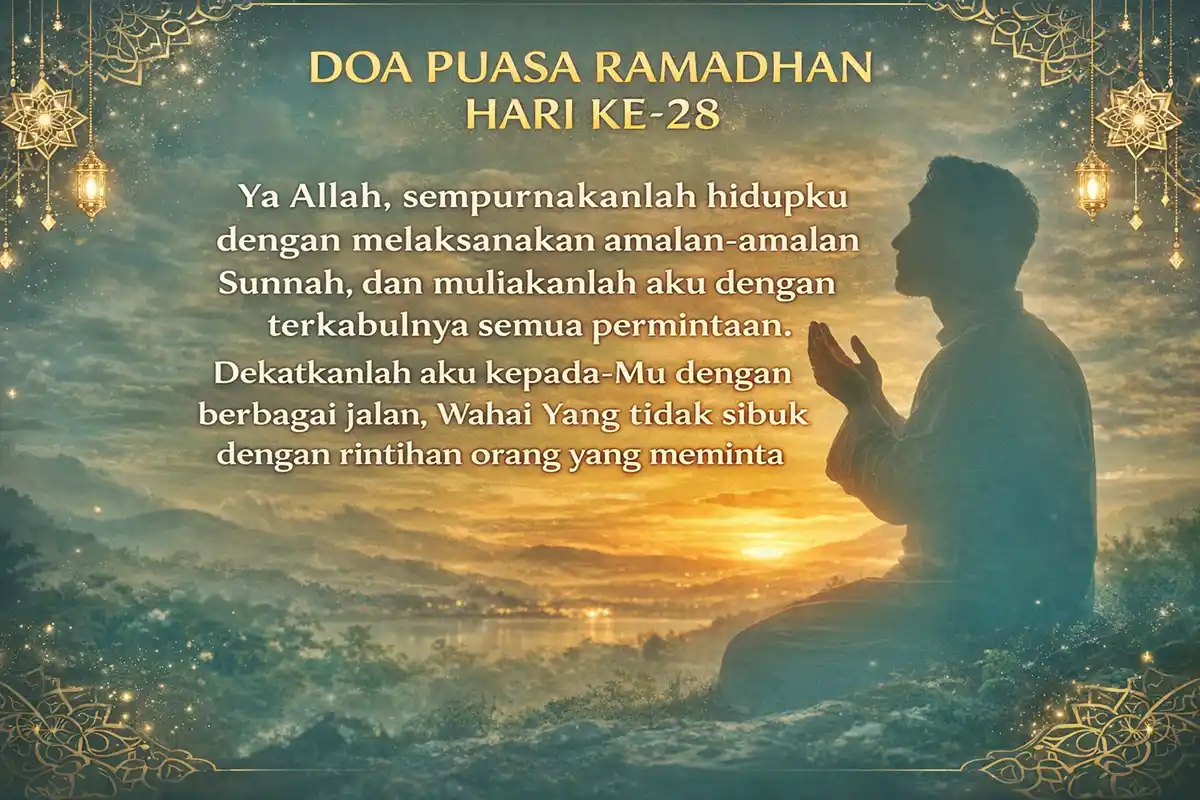 doa harian ramadan hari 28
