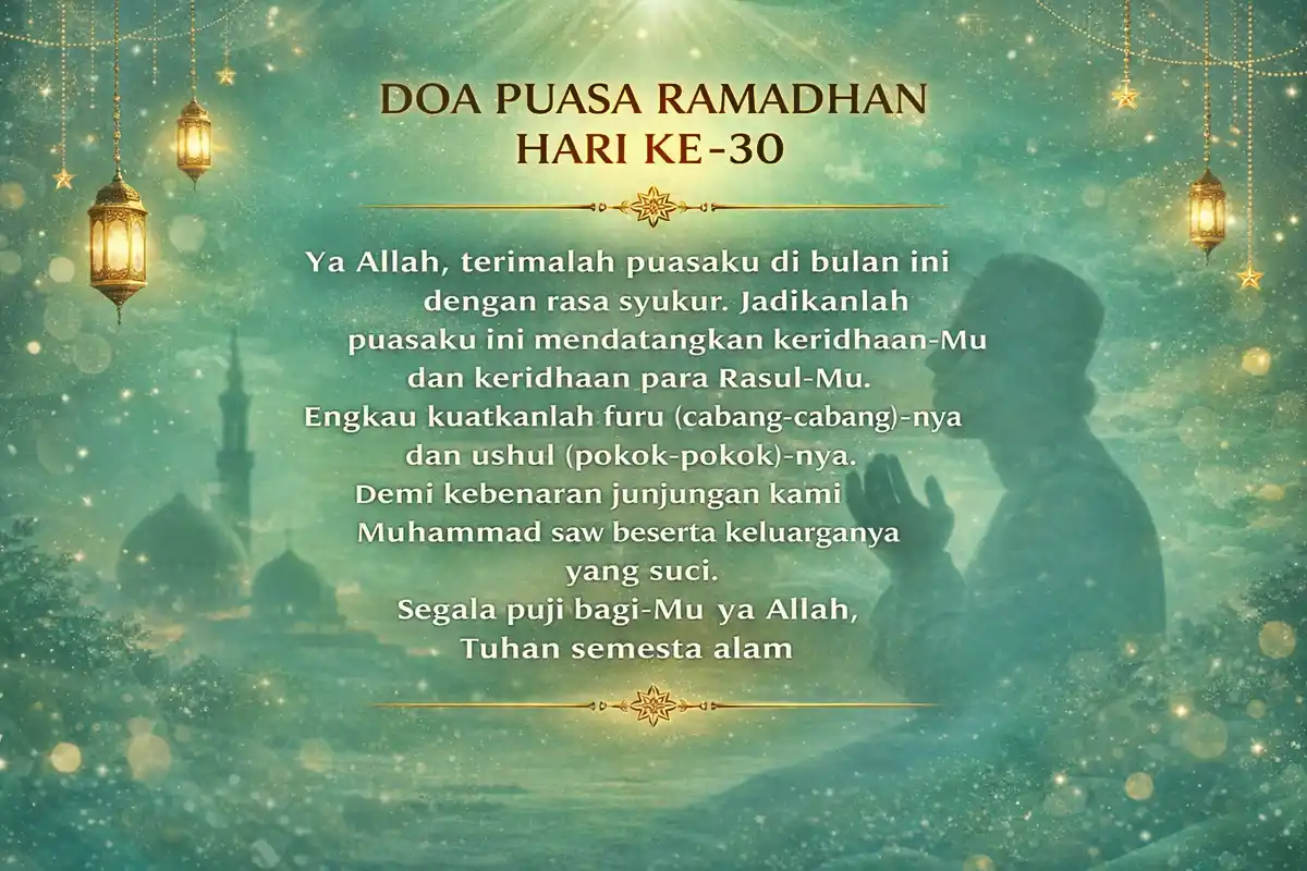 doa harian ramadan hari 30