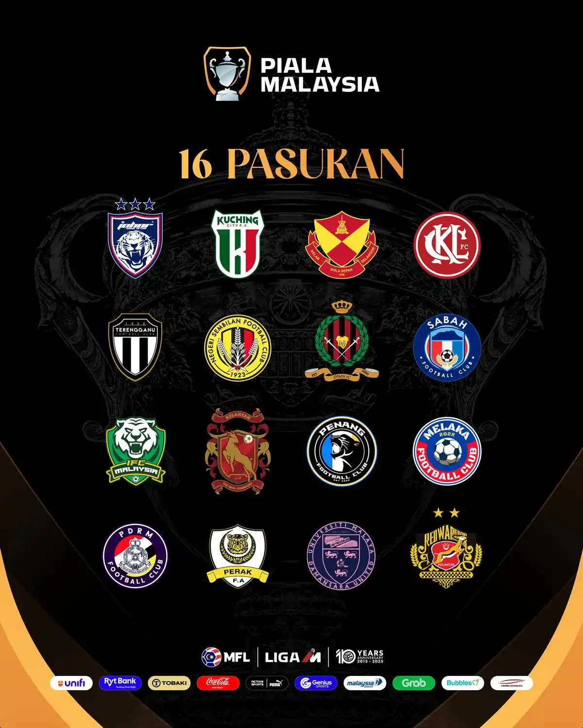 pasukan layak piala malaysia 2026