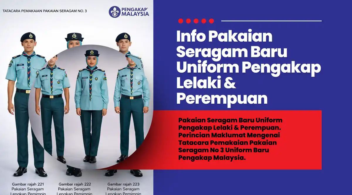 baju uniform baru pengakap