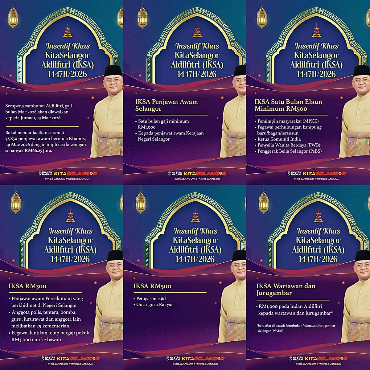 duit raya penjawat awam selangor 2026
