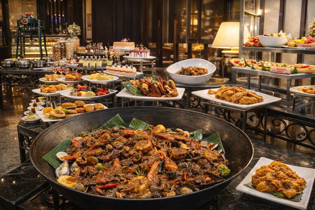 hidangan buffet ramadan