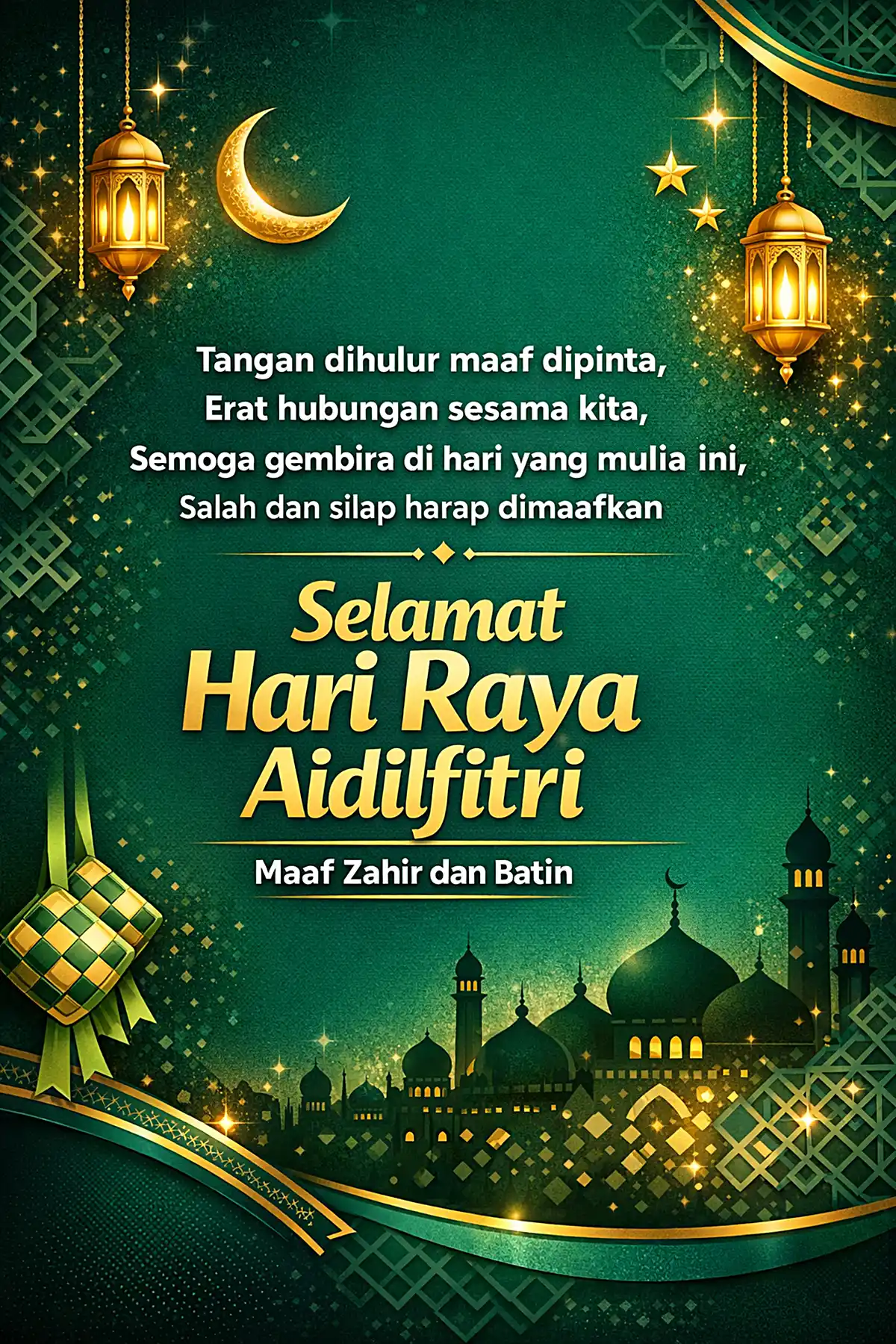 kad ucapan hari raya aidilfitri 1