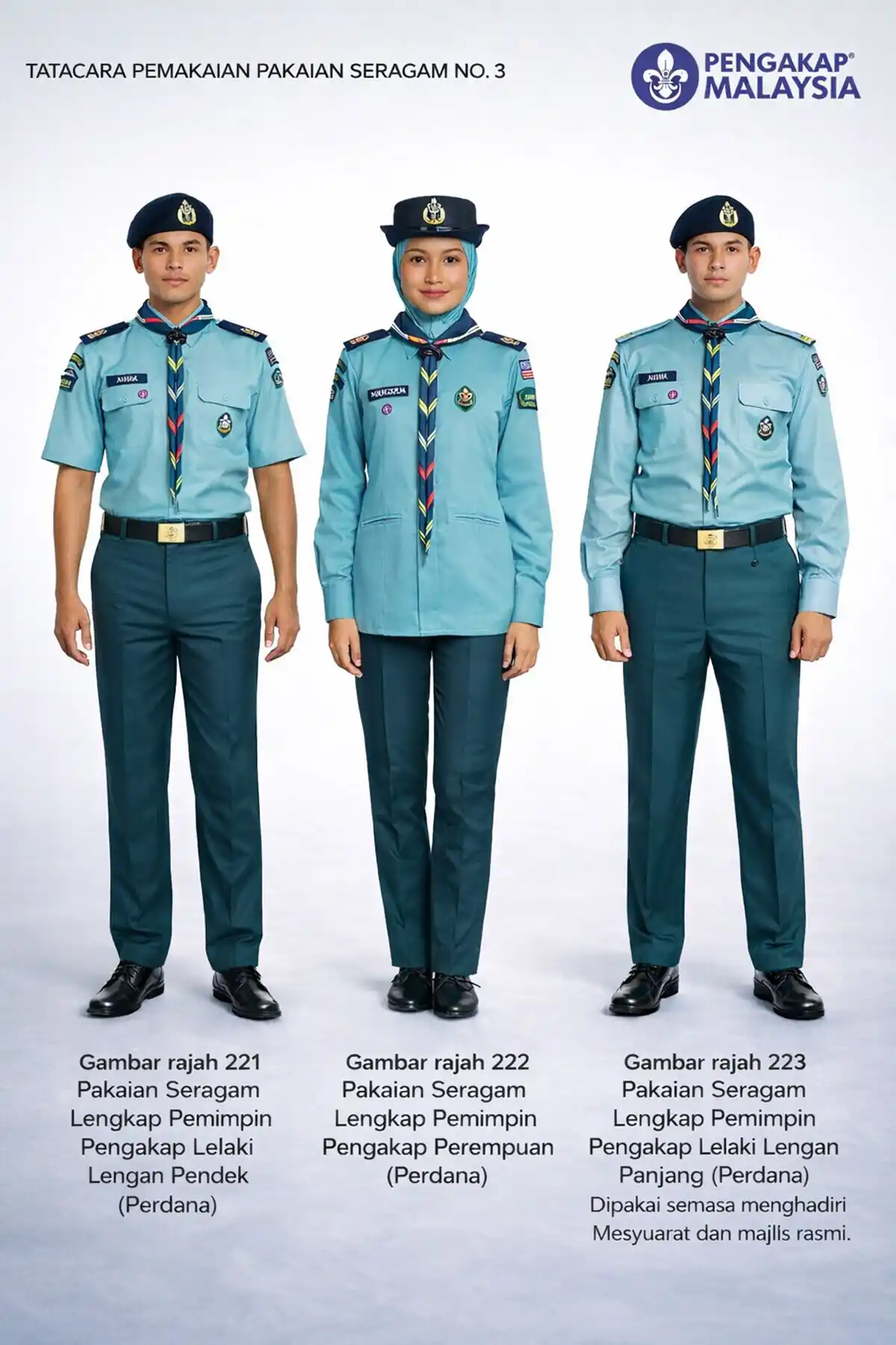 tatacara pakaian baru pengakap