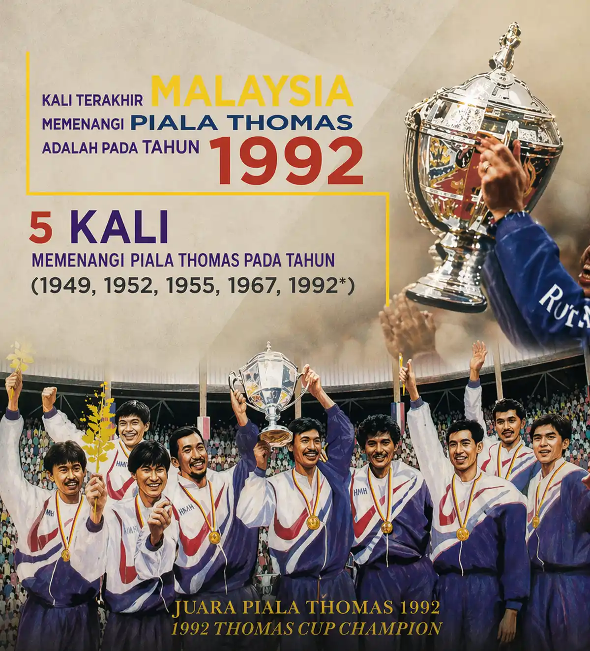 sejarah badminton piala thomas malaysia