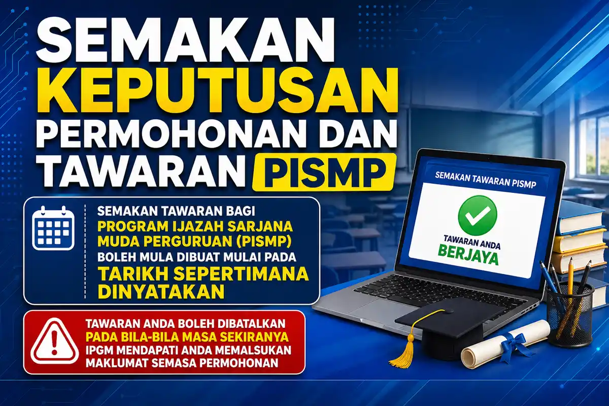 semakan tawaran pismp